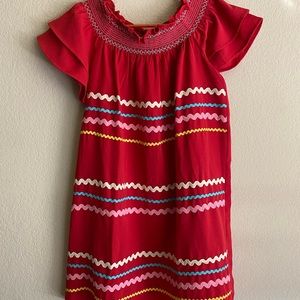 Red Ric Rac Dress NWT